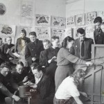 Студенты и преподаватели НСХТ во время сессии 1947/48 учебного года