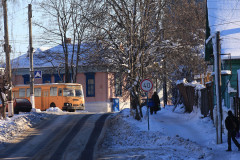 02.01.2009. Автобус на Советской улице Фото: А.Карпов